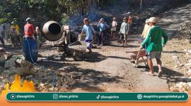 KKM Tirto Wening Bangun Cor Rabat Beton